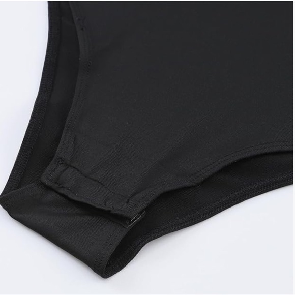 WESTERN COLD SHOULDER RHINESTONE FRINGE BODYSUIT BOUTIQUE - Picture 5 of 6